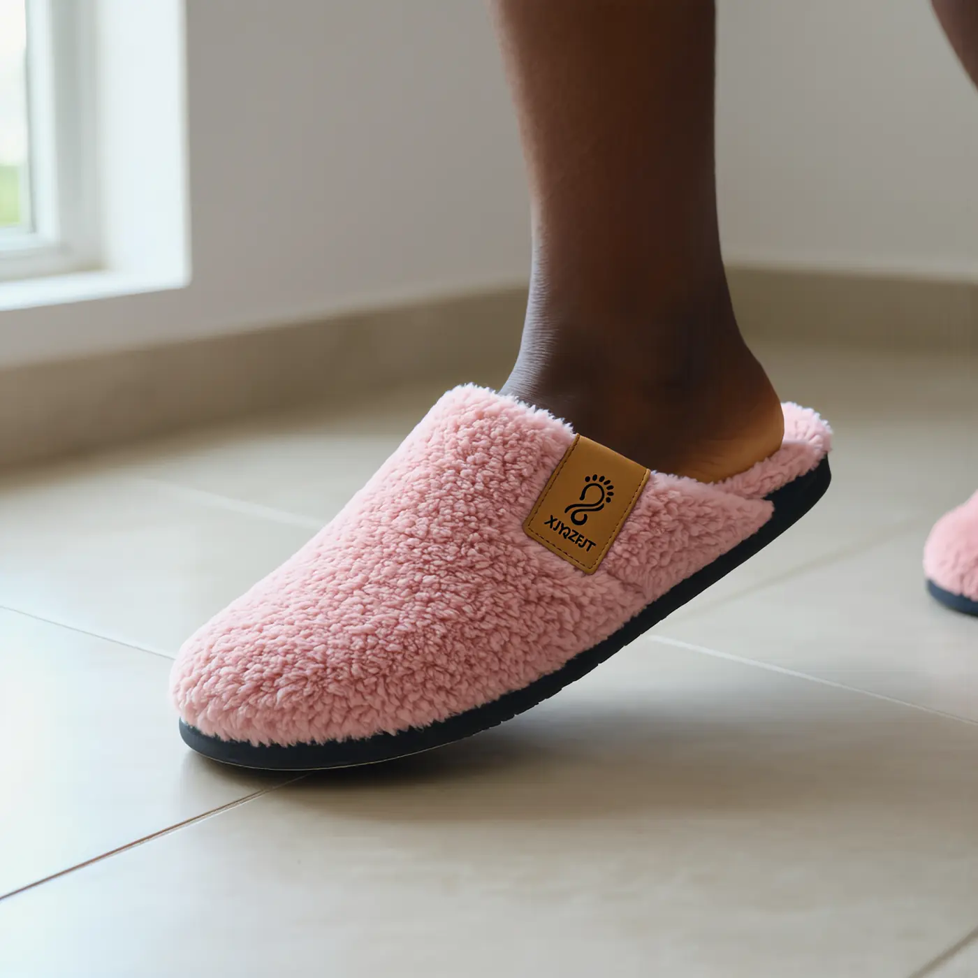 Walking in kitchen